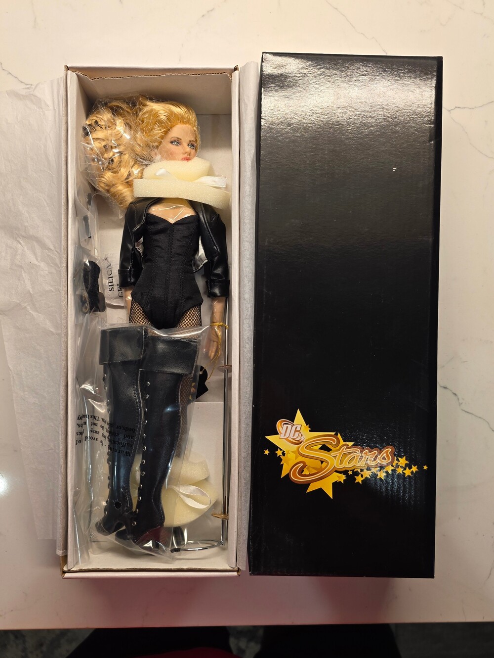 Rare Tonner 13" Black Canary DC Stars Dressed Doll NRFB In Box T11DCDD05